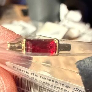 July birthstone set in gold keep collective charm